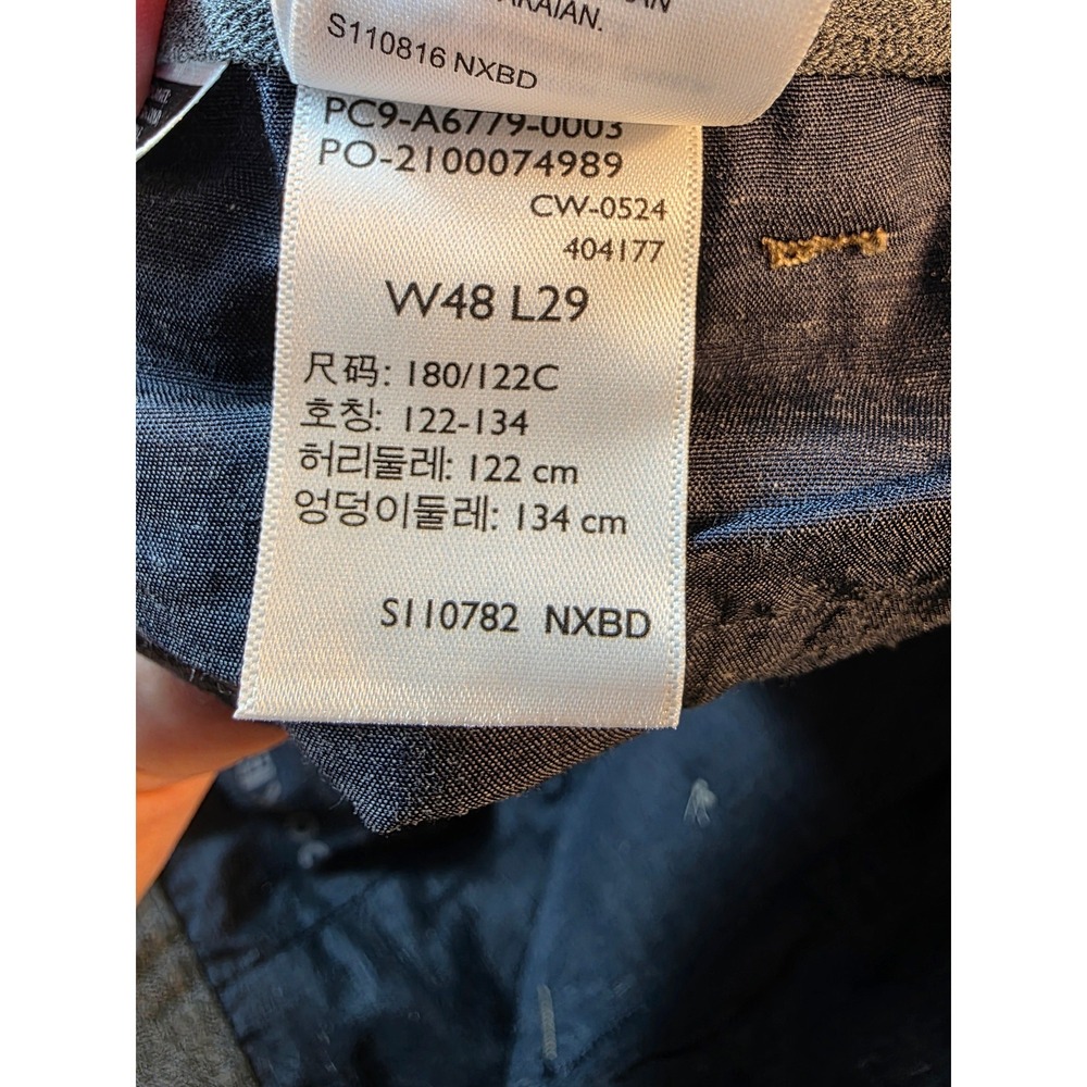Dockers Signature Khaki Pants Mens 48x29 Tan Iron Free Straight Big & Tall NWT - Picture 4 of 8